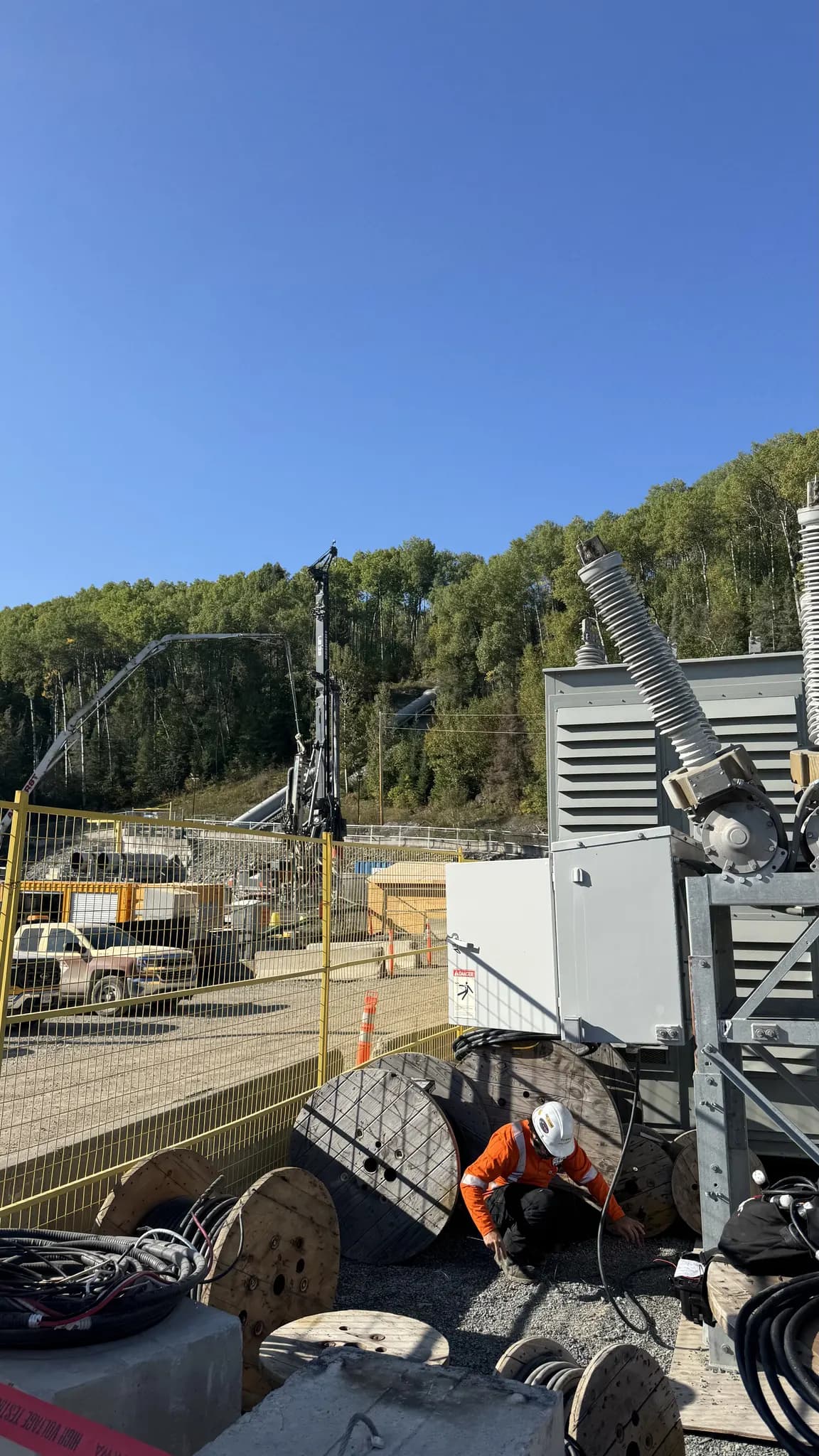 Matabitchuan 44 kV switchyard commissioning tests